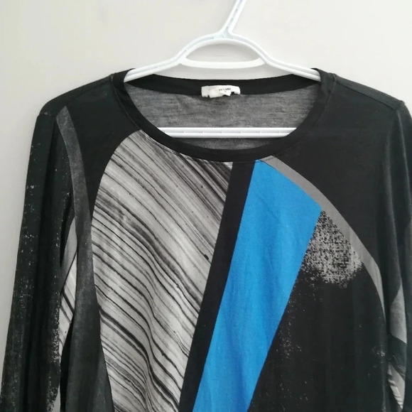Helmut Lang Fracture Print Jersey Sweater Lightweight Long Sleeve Small - Picture 7 of 17